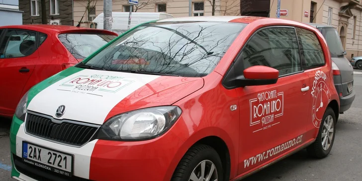 2× pizza nebo 2× těstoviny i s rozvozem v pizzerii Roma Uno (otevřeno nonstop!)