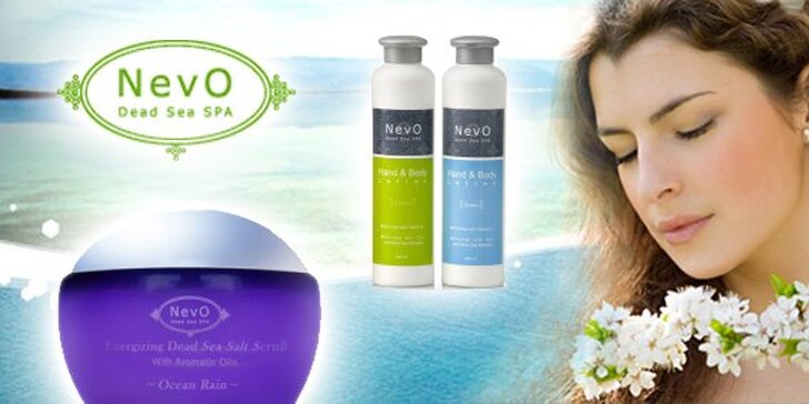 575 Kč za DVA báječné kosmetické produkty se solí z Mrtvého moře. Regenerační peeling a tělový krém se slevou 50 %.