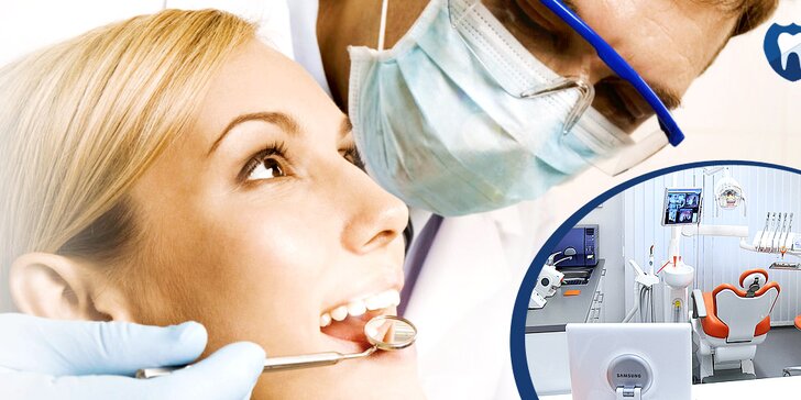 Dentální hygiena či bělení zubů na klinice AmraDent