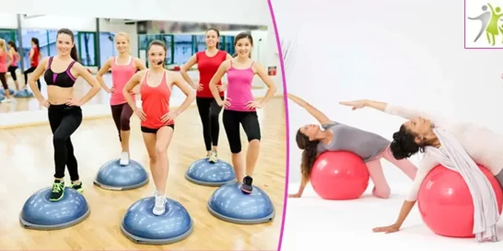 5 lekcí různých druhů cvičení dle vlastního výběru