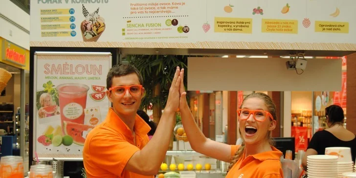 Dva drinky Fruitisimo plné lásky za 99 Kč