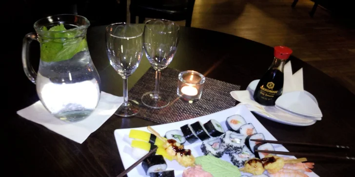 Menu plné čerstvých asijských dobrot v Sushi Taboo