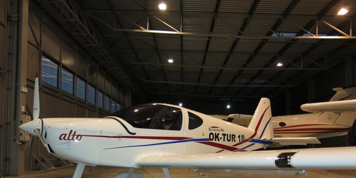 Ukázkový let včetně pilotování sportovního letadla Alto 912 TG