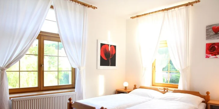 Pohádkový pobyt v Zámeckém hotelu s polopenzí na Vranově