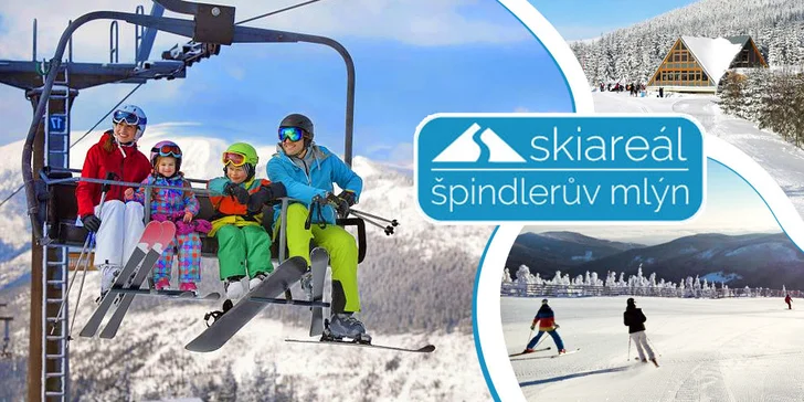 1denní skipas do Skiareálu Špindlerův Mlýn