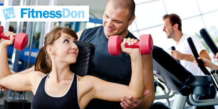 Vstupy do nově otevřeného fitness centra Don
