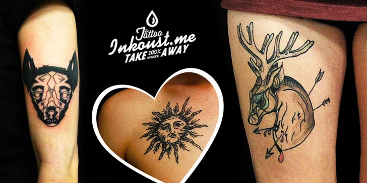 Tetování 10×10 cm či větší ve studiu Inkoust Tattoo