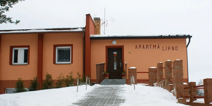 Zimní dovolená v apartmánech u Lipna