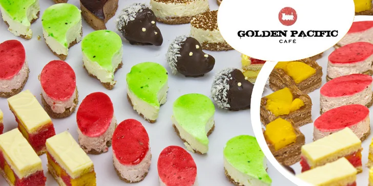 24, 48 nebo až 96 minidezertů z Golden Pacific Café