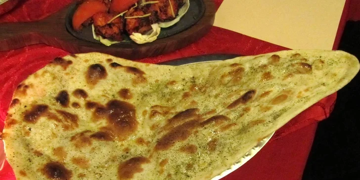 Pestré menu z indických specialit pro dva