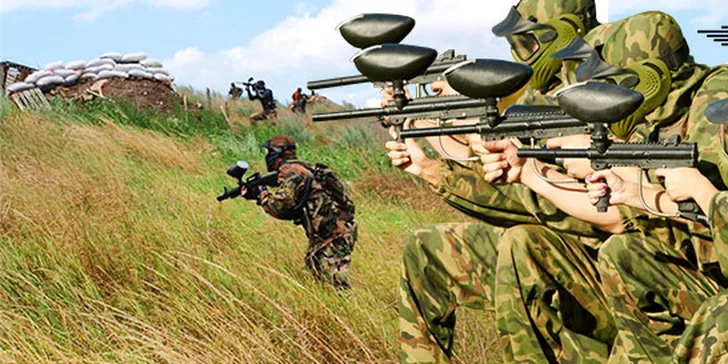 Paintball v štýle vojenských zákopových bojov