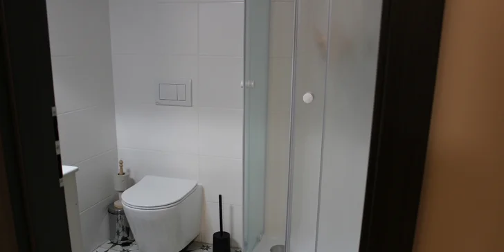 Samozřejmostí je také koupelna se sprchou a WC.