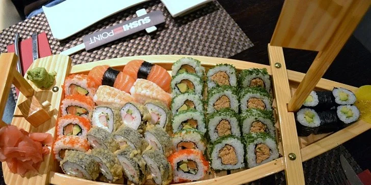 Sushi pro dva v Sushi Point Black Label Ostrava