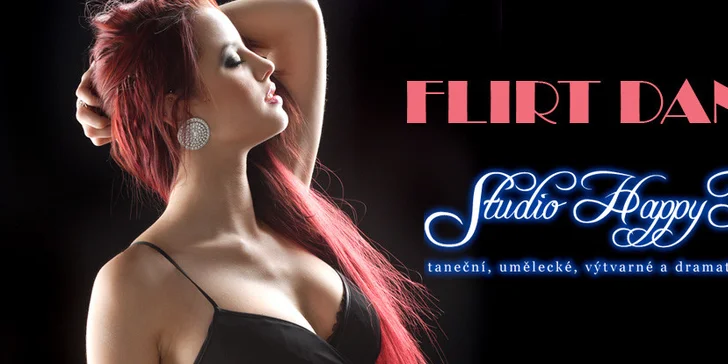 Lekce smyslného Flirt dance ve studiu Happy Time