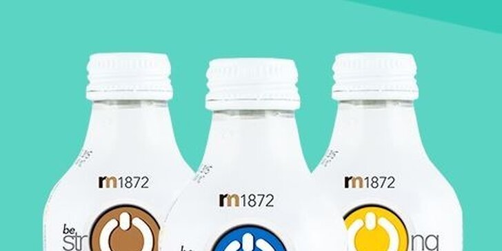 Až 10 lahví zdravého mléčného nápoje Be STRONG