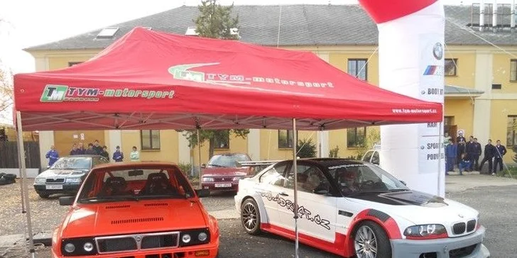 Extra dvojboj rallye na Letišti Lnáře! Rychlostní zkouška v legendě Lancia Delta Integrale a ostrá měřená zkouška + slalom v Citroënu Saxo VTS!