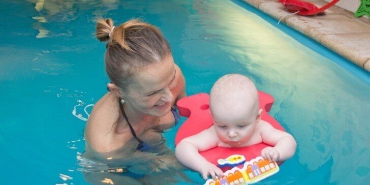 Plavání pro děti – 1 nebo 5 lekcí v Plaveckém Clubu Raftík