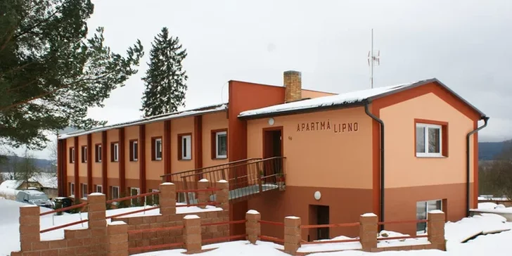 Zimní dovolená v apartmánech u Lipna