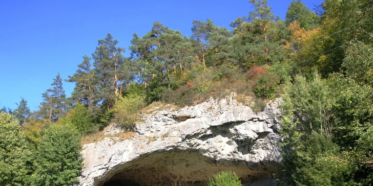 Návštěva Moravského krasu s prohlídkou jeskyní a ubytováním s polopenzí