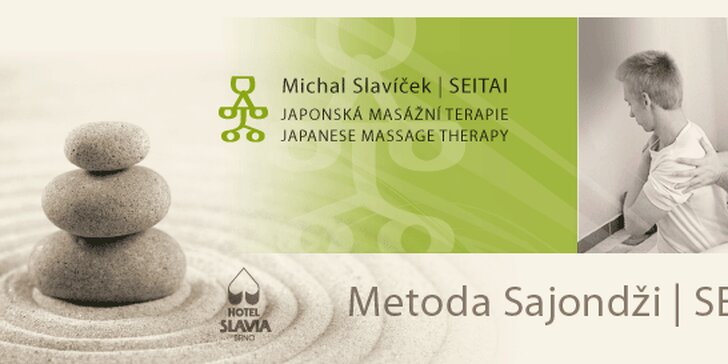 Metoda Sajondži - masáže v hotelu Slavia Brno