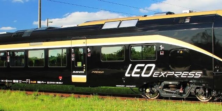 Kredit na vlaky LEO Express (500 Kč jen za 299 Kč)