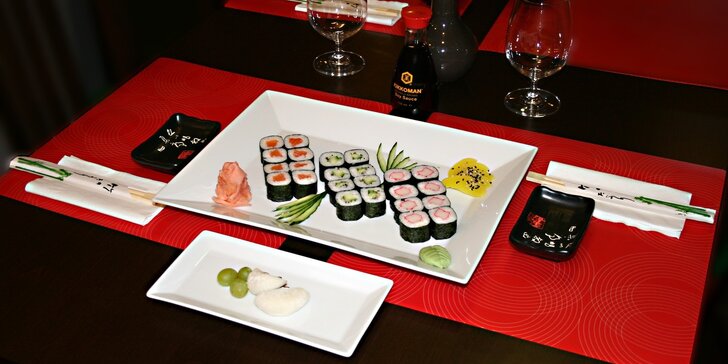 Sushi set nebo degustační menu pro 2 osoby