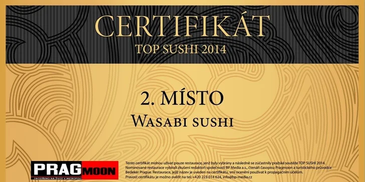 Sushi set nebo degustační menu pro 2 osoby