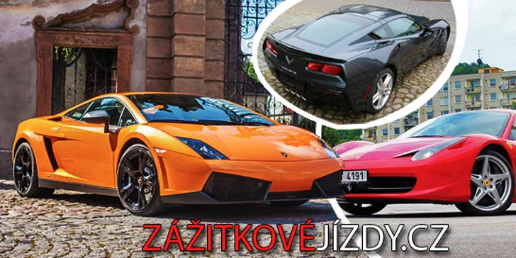 Dechberoucí jízda luxusním sporťákem dle výběru