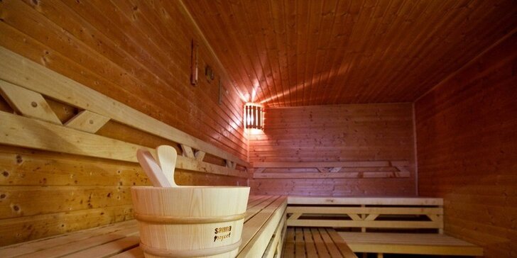 90 minut privátní sauny a vířivky až pro 6 osob