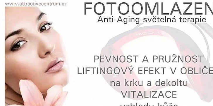 Kolagenová světelná terapie. Zázrak na omlazení a vypnutí pleti.