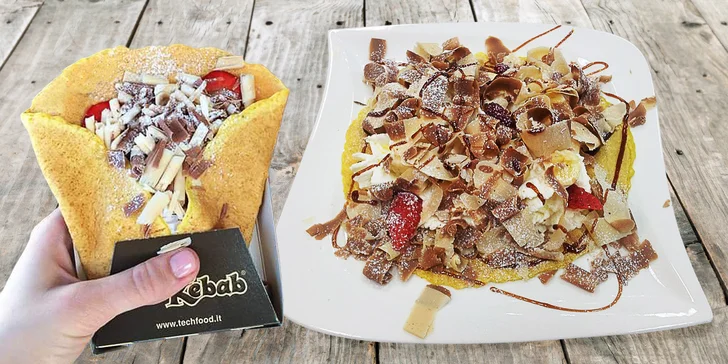 Zamlsejte si: ChocoKebab z italské čokolády a káva či mléčný shake dle výběru