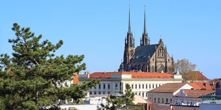 Pobyt v prvorepublikovém hotelu v centru Brna s polopenzí