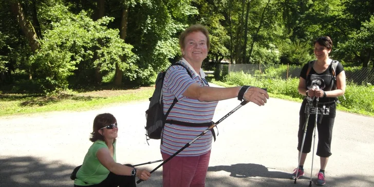 4hodinový základní kurz Nordic Walking pro zdraví a kondici