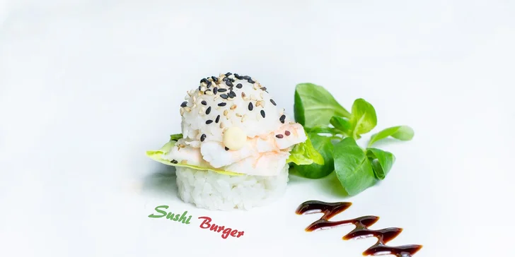 Sushi sety, degu menu i novinka – sushi burgery!