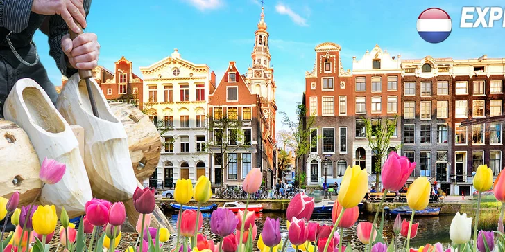 4denní zájezd za krásami Amsterdamu i Keukenhofu