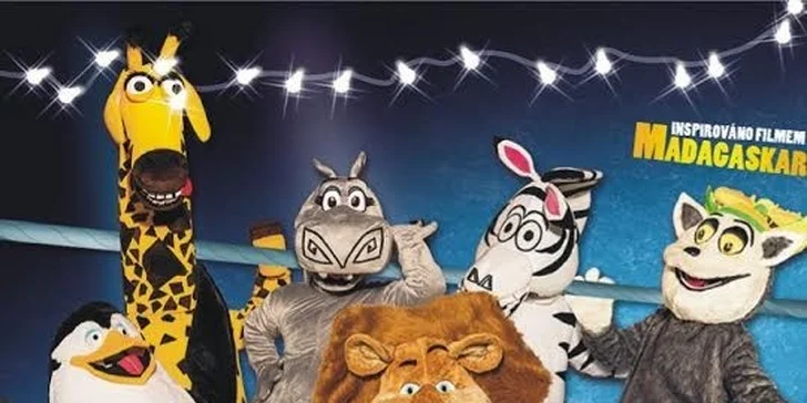 Vstupenky na show Madagaskar v cirkusu Jo-Joo