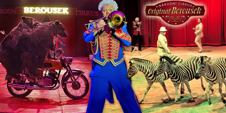 Vstupenky do Národního Cirkusu Originál Berousek v Olomouci