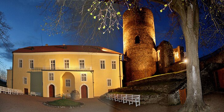 3 dny v historických komnatách hradu Svojanov pro dva a 2 děti do 12 let