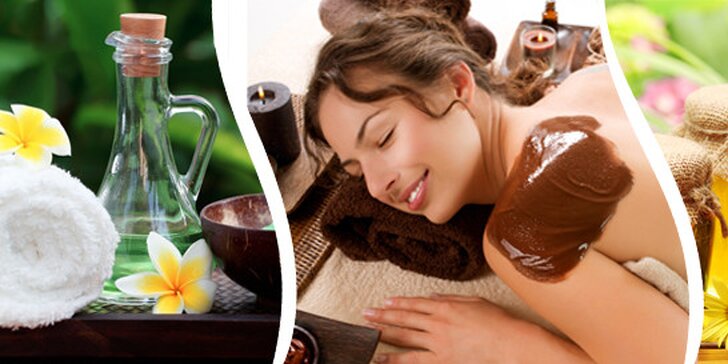 Medová, čokoládová nebo holistická masáž
