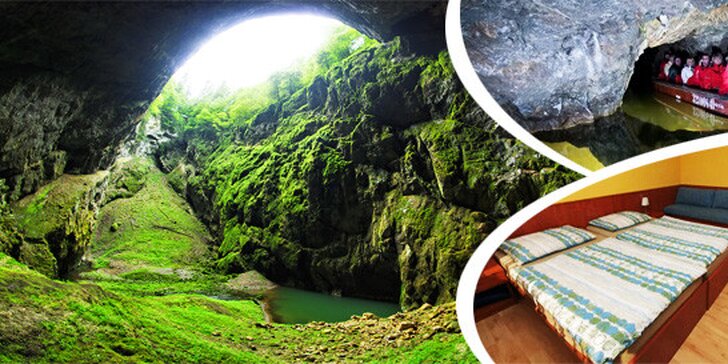 Návštěva Moravského krasu s prohlídkou jeskyní a polopenzí