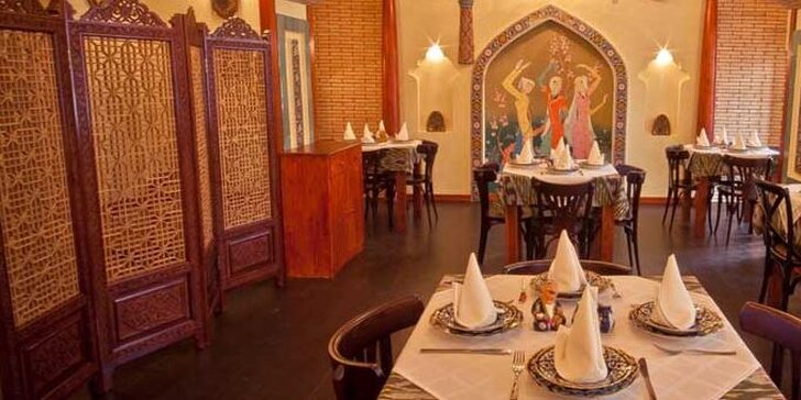 Menu pro dva v uzbecké restauraci Samarkand