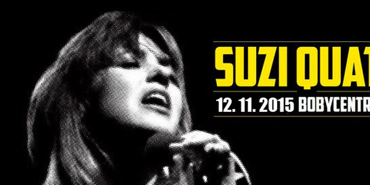 Lístek na koncert legendární Suzi Quatro v Brně