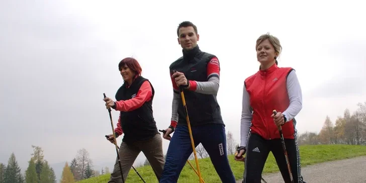 4hodinový základní kurz Nordic Walking pro zdraví a kondici