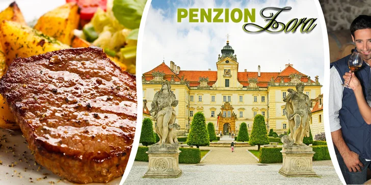 Pobyt v Lednici s degustací vín i tříchodovou večeří