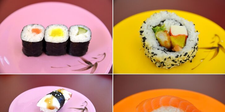 Running sushi pro 1 osobu – snězte, kolik můžete