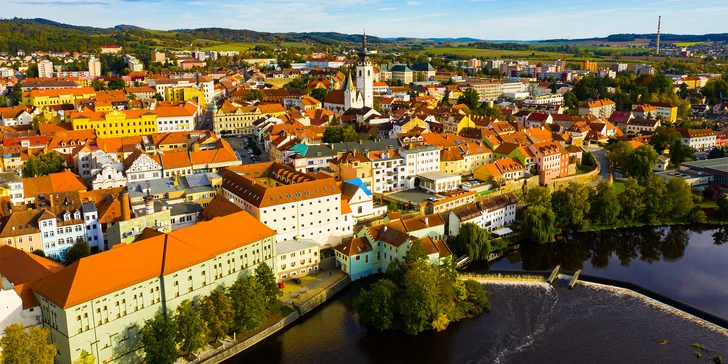4* hotel se nachází v samotném centru Písku. 