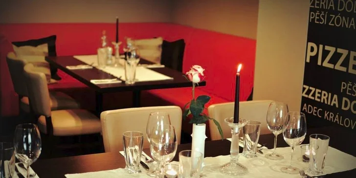 4chodové menu pro dva v restauraci Dolce Vita