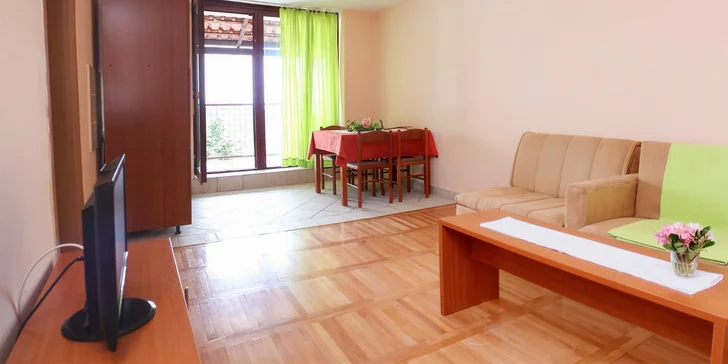Připraveny jsou apartmány až pro 5 osob.