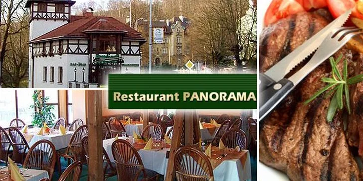 109 Kč za rumpsteak (200 g) s přílohou podle přání v karlovarské restauraci Panorama. Propečená a voňavá delikatesa se slevou 59 %.