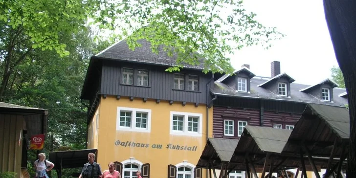 Výlet vlakem do Bad Schandau v Saském Švýcarsku - termální lázně Toskana nebo turistika na Kuhstall